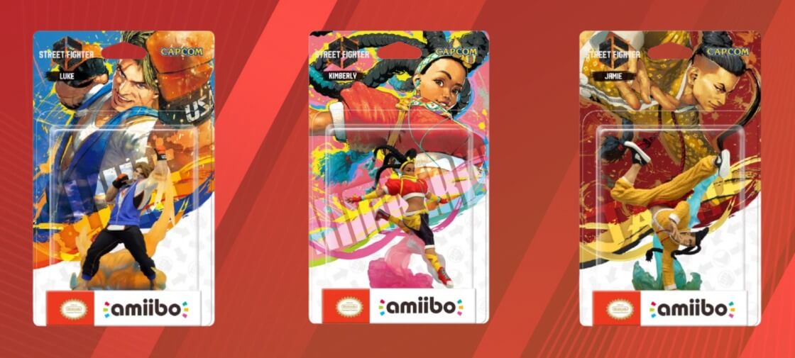 Les cartes amiibo de street fighter 6 : retour en stock sur