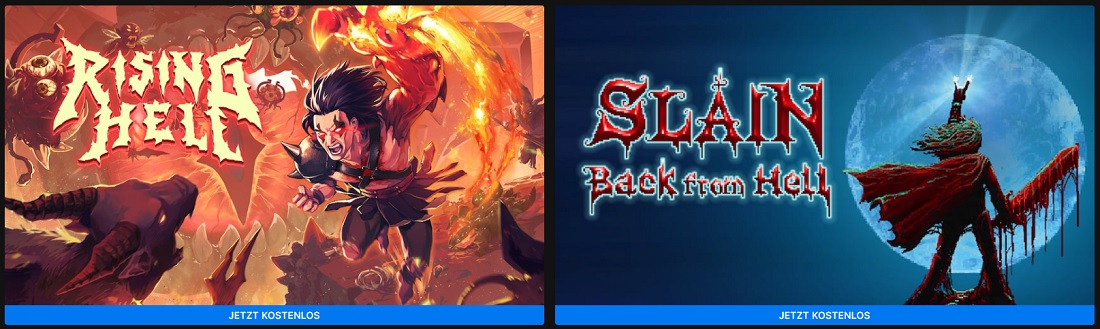 [Endet bald] Epic Games Store Freebies: Rising Hell und Slain: Back ...