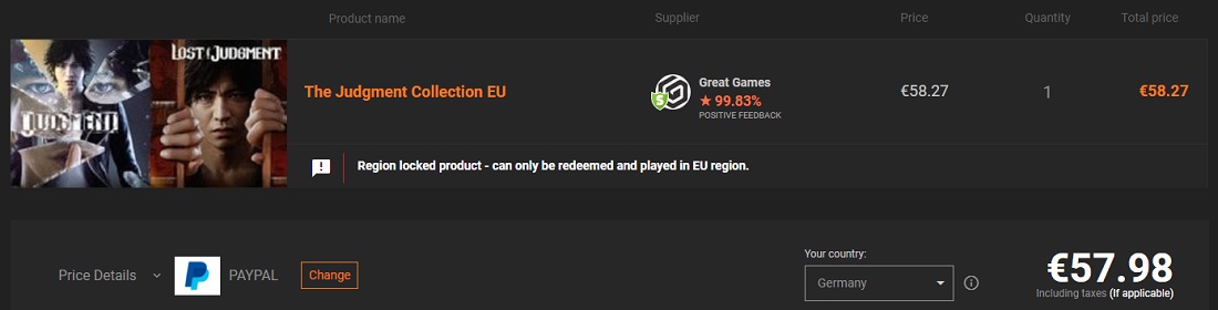 The Judgment Collection (Steam) für 57,98 EUR #Marketplace | SpieleKauf