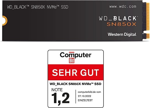 WD_BLACK SN850X NVMe SSD 4 TB M.2 2280 PCIe 4.0 (PS5 WD_BLACK SN850X NVMe SSD 4 TB M.2 2280 PCIe 4.0 (PS5